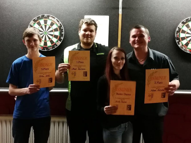 3. Niklas Nebel / 1. Marcel Herrmann / Beste Dame Nicole Thieme / 2. Michael Hielscher