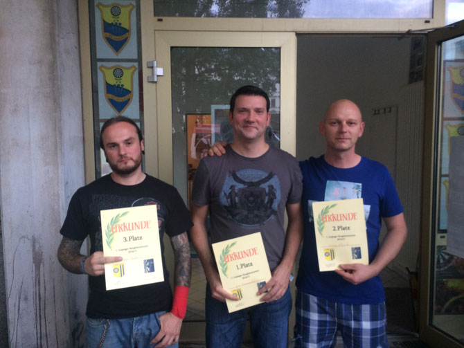 3. Norman Kiebler / 1. Yves Wawrzyniak / 2. Danny Pitschke