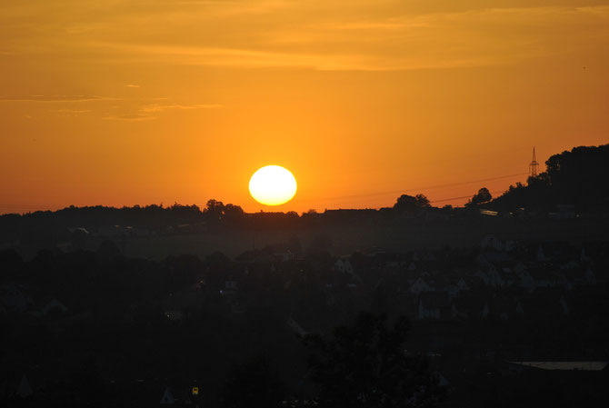Sonnenaufgang am 18.06.