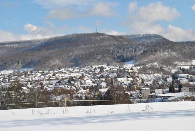 Wasseralfingen nach dem Schneefall