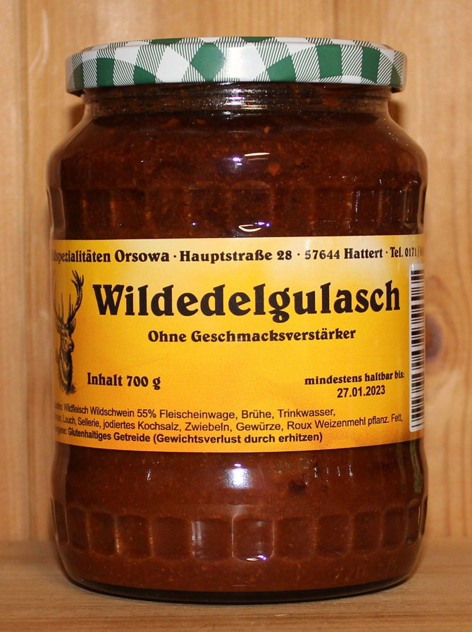 IM GLAS - Wildfleisch und Wildwurst Wildschinken