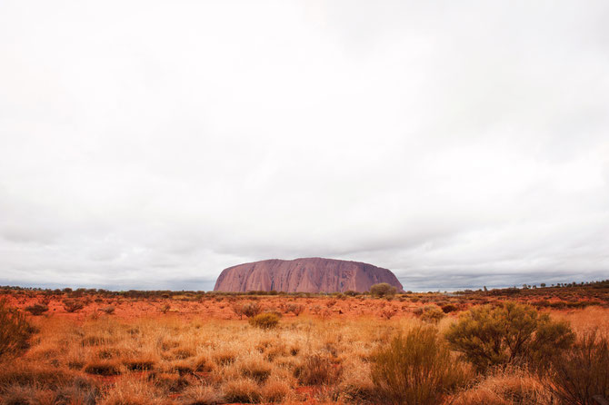 Fels Uluru Australien Landschaft