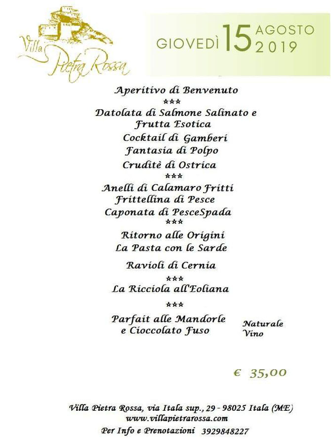 Pranzo di Ferragosto