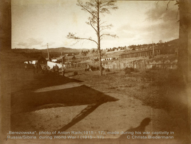 "Berezowska"(Fotografie rückwärts beschriftet) von Anton Rath während seiner Kriegsgefangenschaft in Sibirien 1915 - 17.