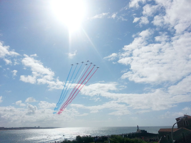 Emotion : le passage de la Patrouille de France !