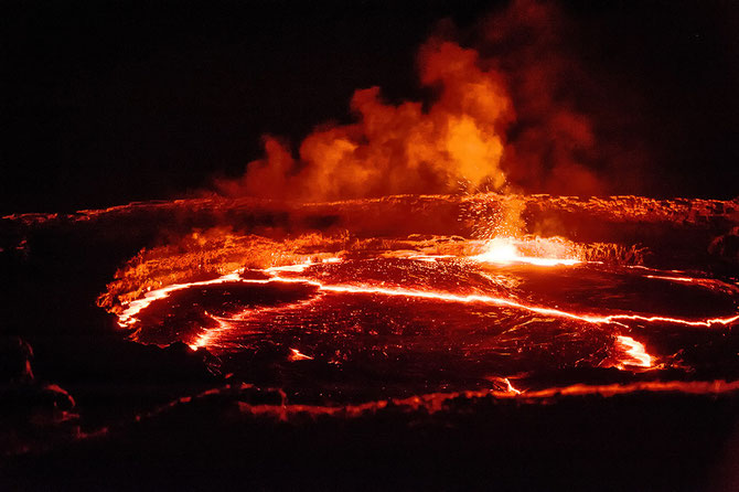 Erta Ale, la bocca del vulcano