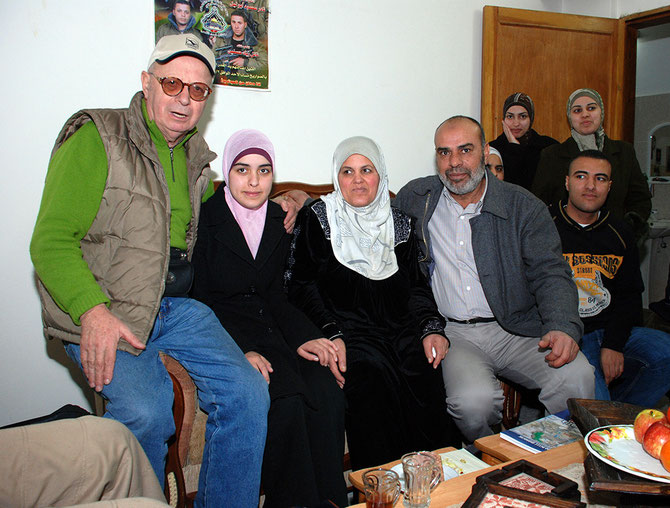 Eraldo Delle Monache con Eclas a Nablus