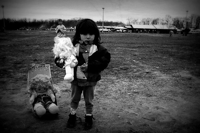 Campo profughi di Varadzin (Croazia 1995)