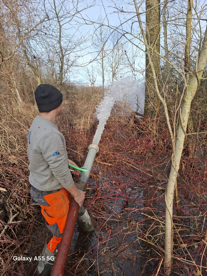 Genug Wasser zum Bewässerung 