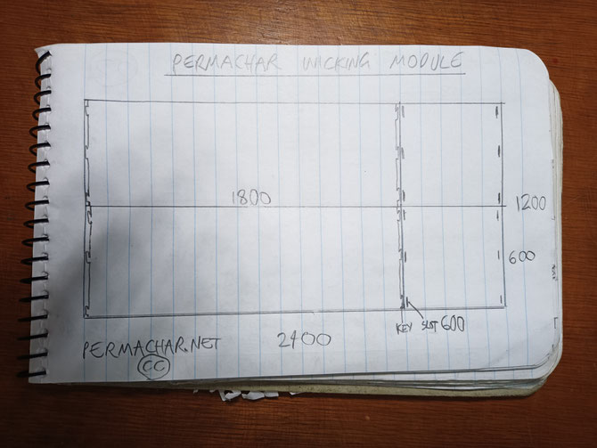 Here's an alternate module/panel design using the key/slot system developed for the Flat-Tiki 'Carbon' V3 biochar kiln