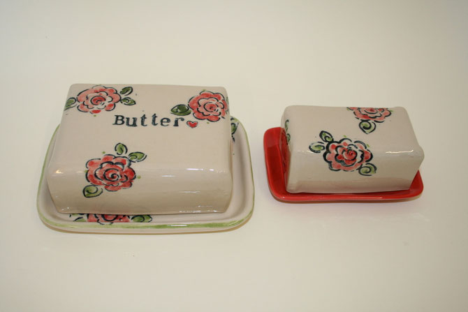 "Grosse Rosen" kleine Butter 28€ grosse 38€  