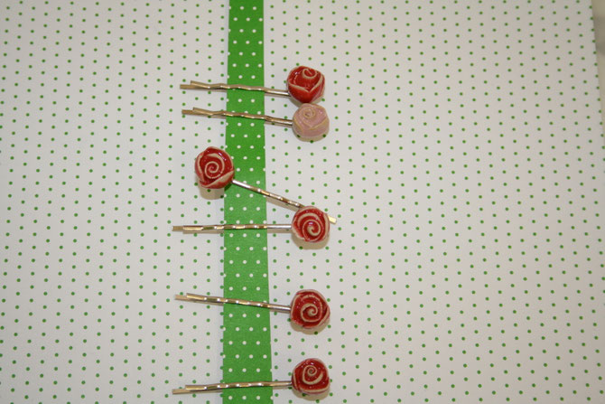 Rosenhaarspangen 5,50 €