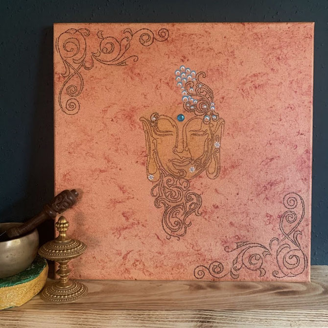 Buddha, Bildgröße 40 x 40 cm 