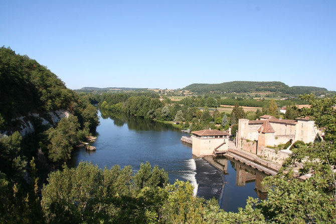 Lustrac (vue de la falaise)