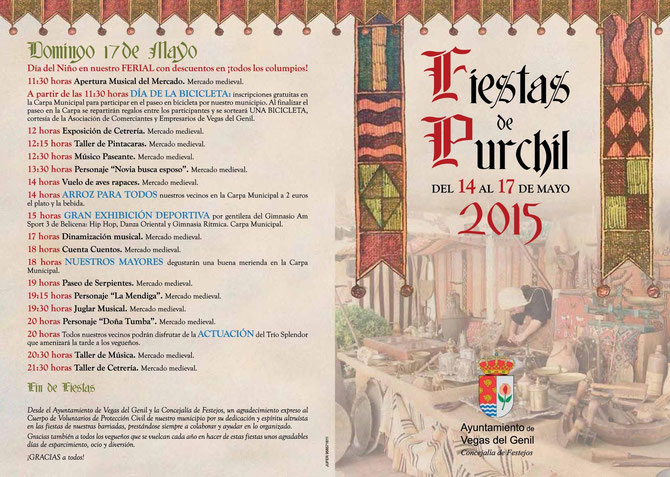 Programa Mercado Medieval y Fiestas de Purchil