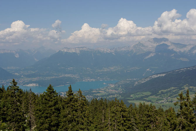 Vue sur le lac d'Annecy