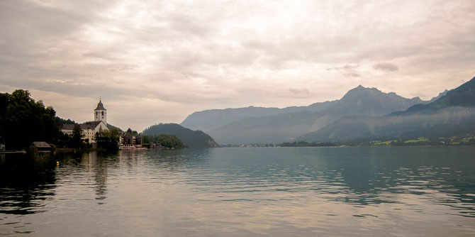 St. Wolfgang am Wolfgangsee mit der St. Wolfgang-Kirche