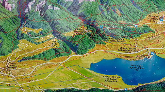 Rundwanderung Tramin - Kalterer See - Tramin