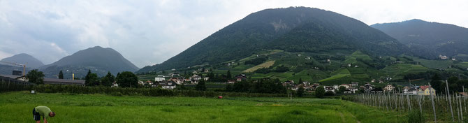 Landeplatz bei Tscherms.