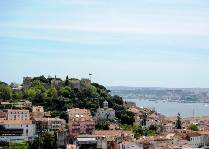 Das erste Ziel am zweiten Tag: Das Castelo de Sao Jorge
