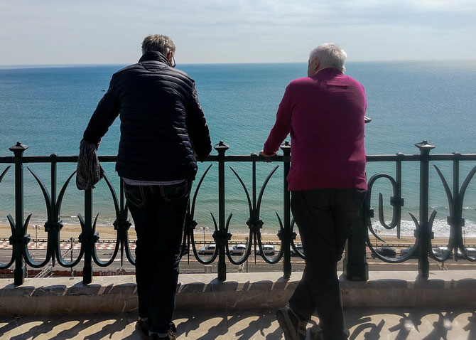 Am Ende der Rambla Nova: der "Balkon des Mittelmeeres" mit einer herrlichen Aussicht auf das Mittelmeer und die Costa Daurada.