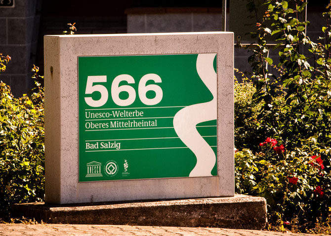 Rheinkilometer 566. Im Unesco-Welterbe.