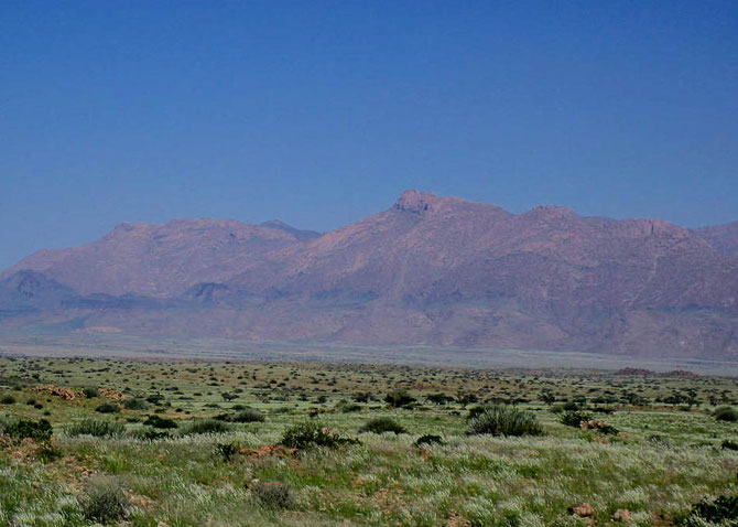 Der höchste Berg Namibias: Brandberg