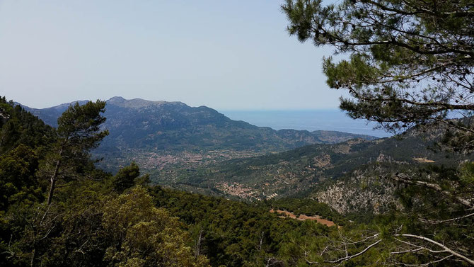 Blick auf Soller.