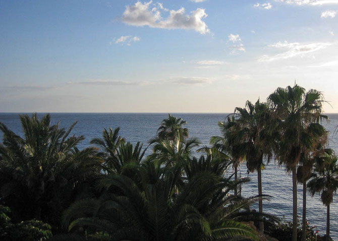 Puerto Naos. Blick über den Atlantischen Ozean in Richtung Mexiko.