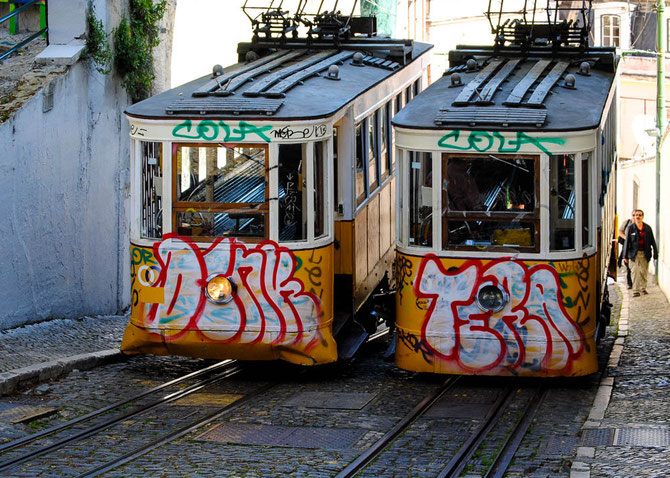 Ascensor da Gloria, 1885 eingeweiht