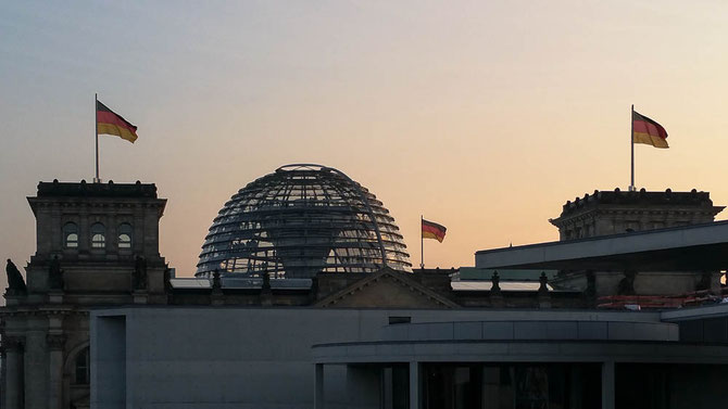Reichstag in der Abendsonne