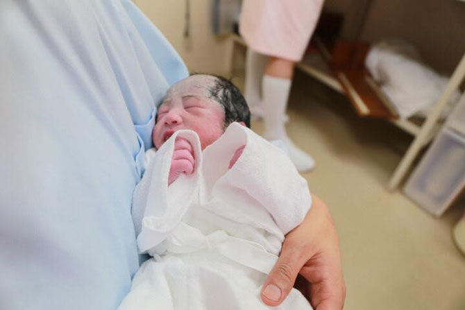 舞鶴 西舞鶴 あかちゃん プライベートサロン 笑顔 小さい