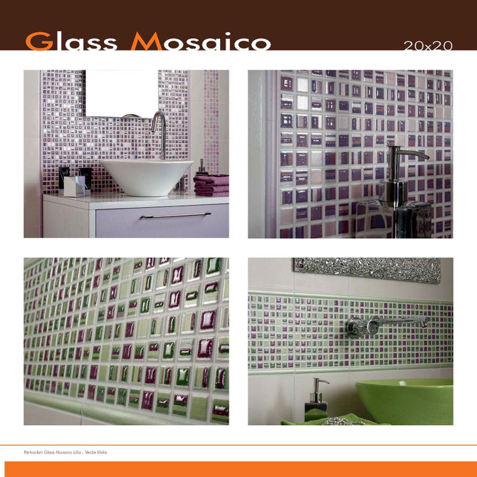 Mosaico Glass Lilla-Verde Mela