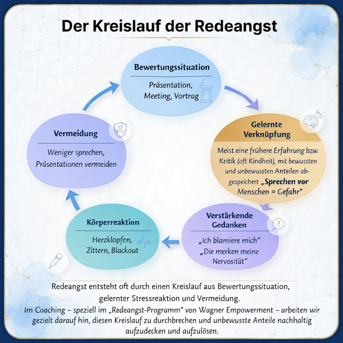 Kreislauf der Redeangst - Wie entsteht Redeangst und wie kann man sie auflösen?