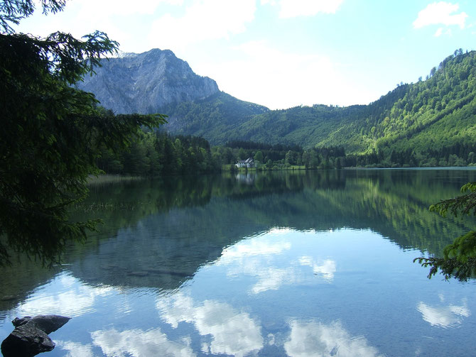 See-Idylle am Vorderen Langbathsee