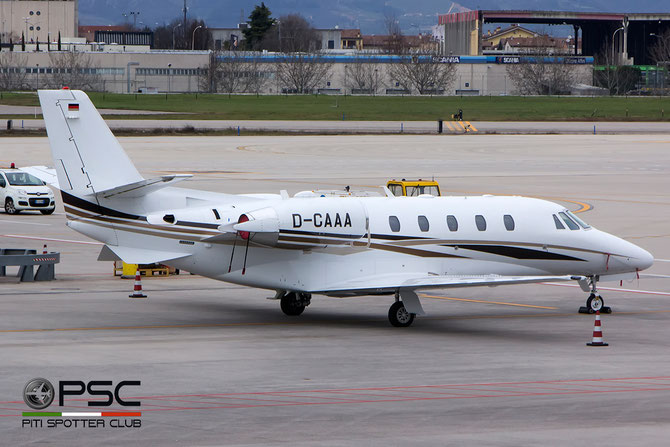 D-CAAA Ce560XLS+ 560-6123 DC Aviation @ Aeroporto di Verona - 2016 © Piti Spotter Club Verona