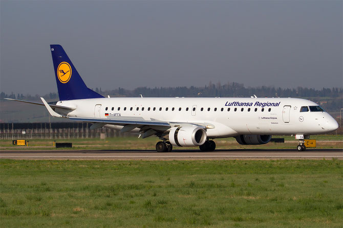 D-AECA ERJ190LR 19000327 Lufthansa CityLine @ Aeroporto di Verona © Piti Spotter Club Verona