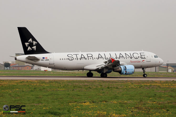 OE-LBX A320-214 1735 Austrian Airlines @ Aeroporto di Verona - 2016 © Piti Spotter Club Verona