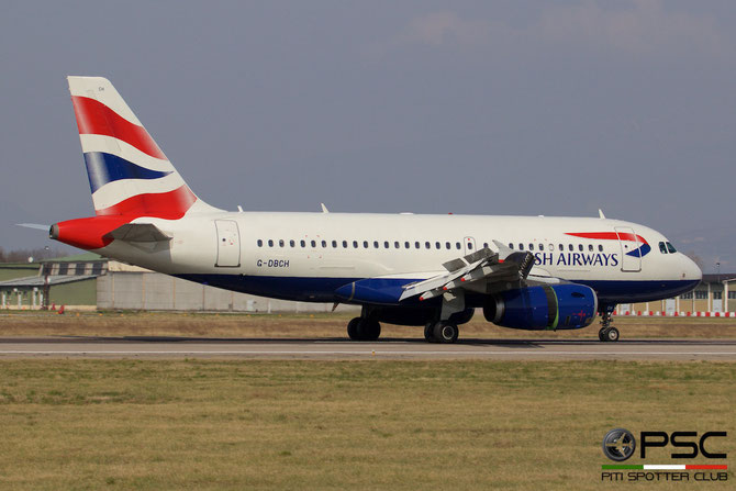 G-DBCH A319-131 2697 British Airways @ Aeroporto di Verona © Piti Spotter Club Verona