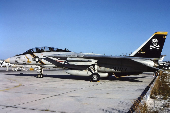 F-14A Tomcat BuNo.162692 AJ 201 of VF-84 'Jolly Rogers'