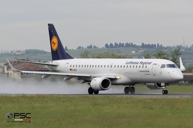 D-AECI ERJ190LR 19000381 Lufthansa CityLine @ Aeroporto di Verona © Piti Spotter Club Verona