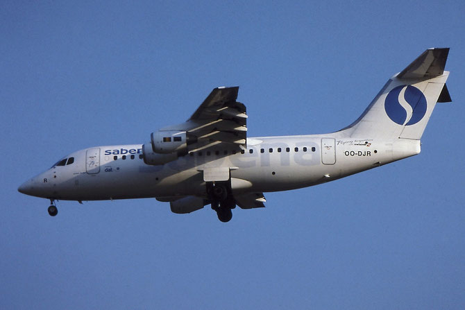 OO-DJR BAe146-RJ85 E2290 DAT - Delta Air Transport - operante sulla VRN-BRU per conto di Sabena