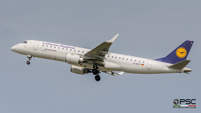 D-AECF ERJ190LR 19000359 Lufthansa CityLine @ Aeroporto di Verona © Piti Spotter Club Verona