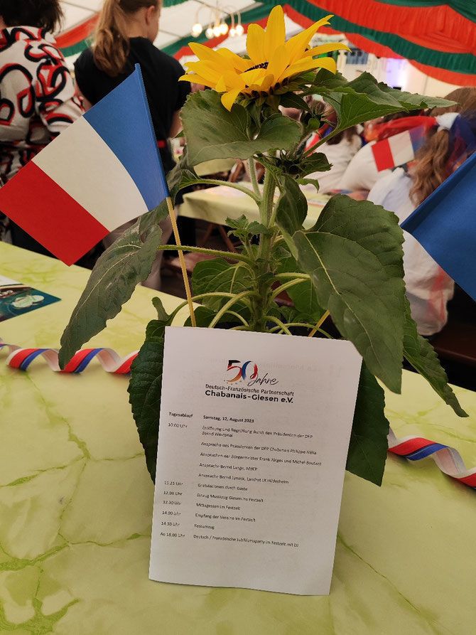 Gemeindefest 2023, 50 Jahre Deutsch-Französische Partnerschaft