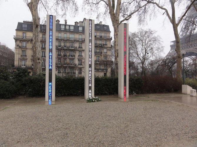 Mémorial en souvenir des Morts pour la France en AFN