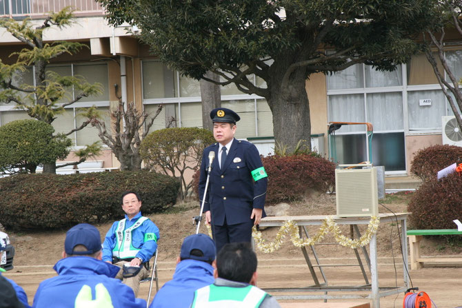 土浦警察署生活安全部長落合様からの祝辞