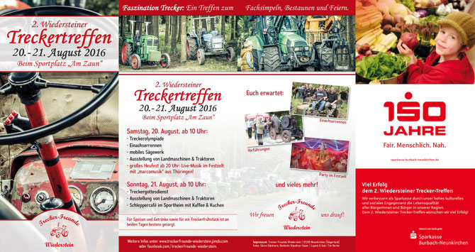 2. Wiedersteiner Treckertreffen 20. und 21. August 2016