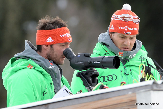 Disziplin-Trainer LG II Kristian Mehringer und Cheftrainer Nachwuchs Ilmar Heinicke