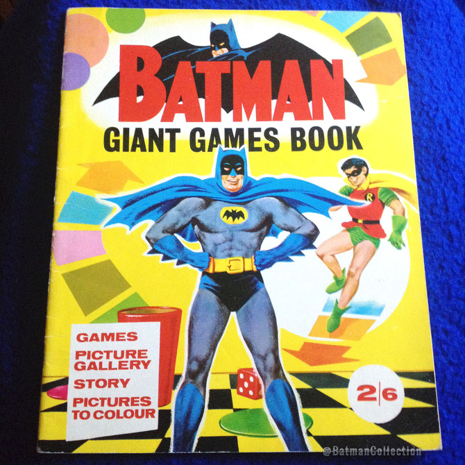 Batman Giant Games Book, from 1966. Made in England.