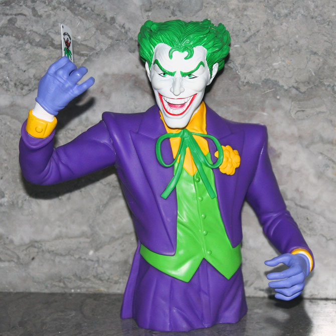 The Joker coin bank bust by Monogram (2014).